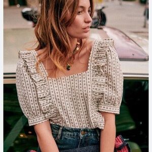 Sézane Ezequiel blouse. NWT size 40 US 8